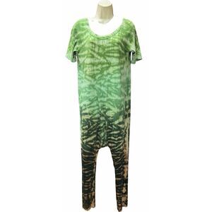 Raquel Allegra Classic Jersey Soft Sleeve Romper in Forest Hue NWT Size 0
